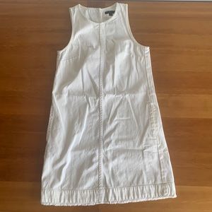 JCrew White Denim Dress